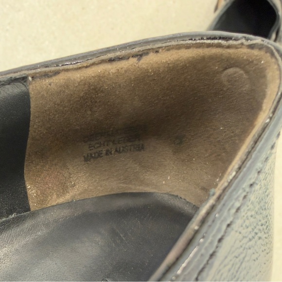 Paul Green Natasha LF Black Crinkled Patent Leather Loafers - Size 7.5 - Picture 9 of 9